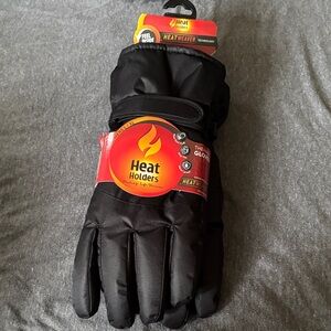 Heat Holders Black Men's Thermal Gloves